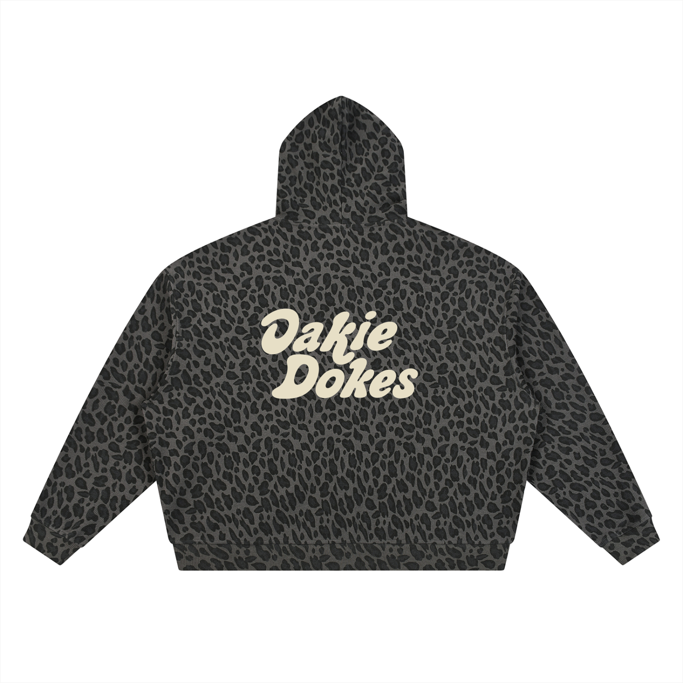 Oakie Dokes Leopard Logo Hoodie