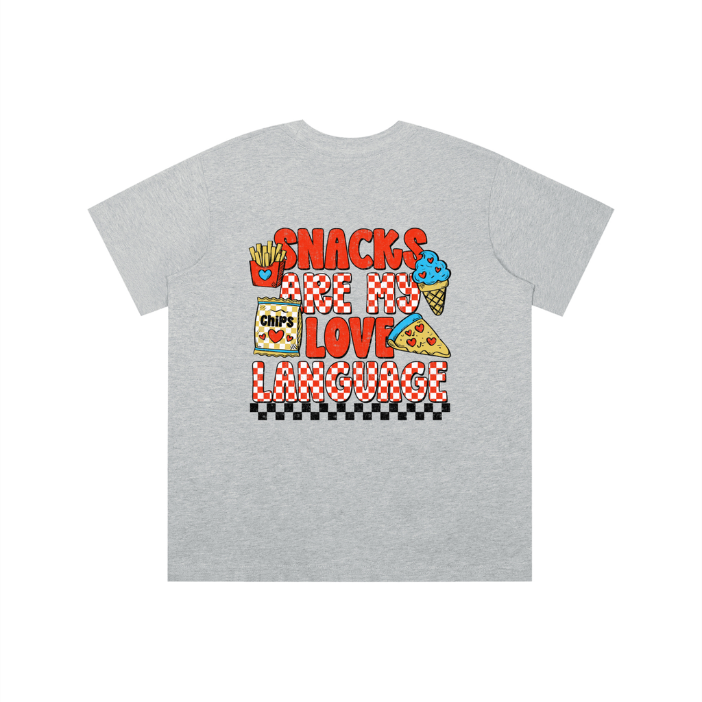 Snacks Are My Love Language (RED) Tee