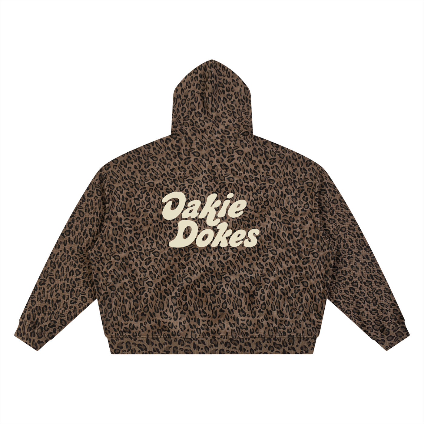 Oakie Dokes Leopard Logo Hoodie
