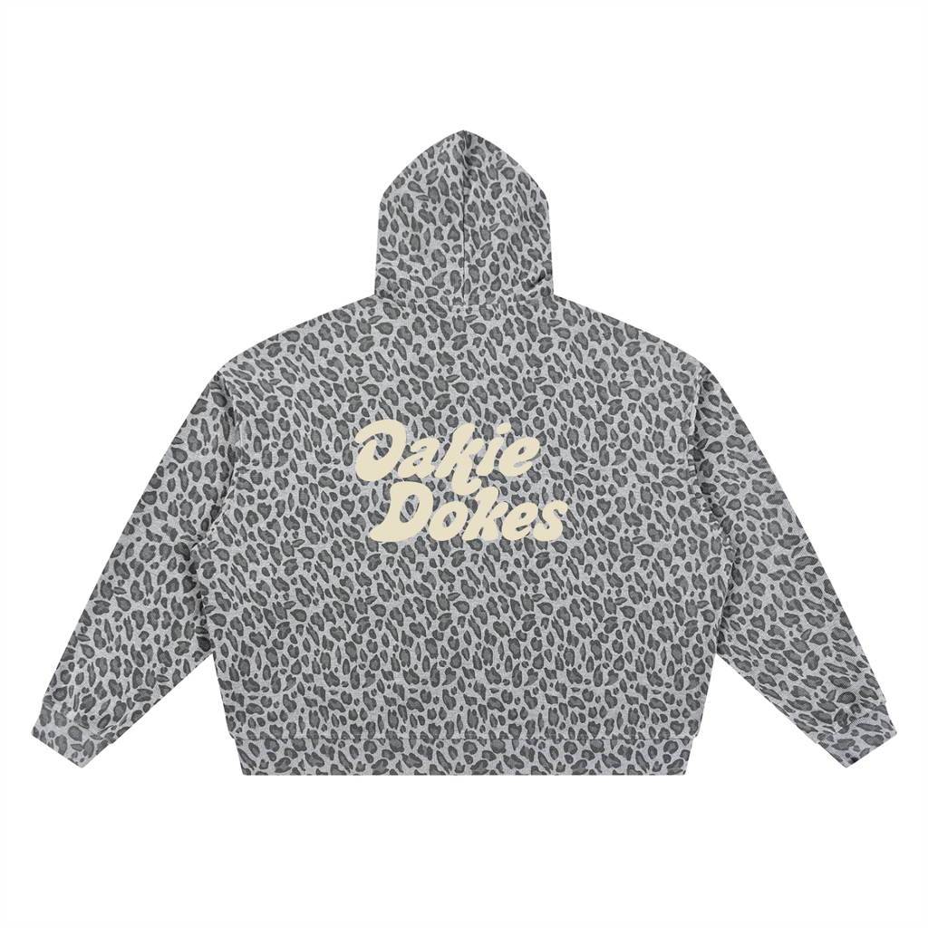 Oakie Dokes Leopard Logo Hoodie