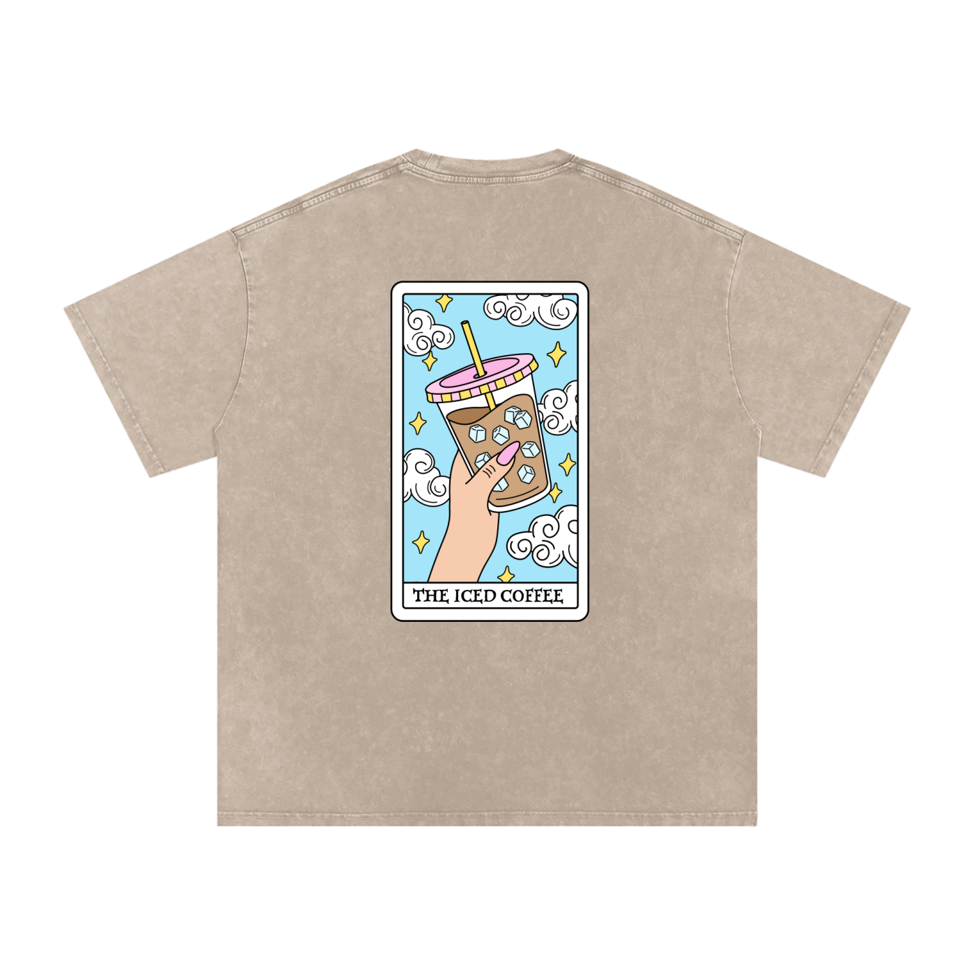 The Iced Coffee Tarot Card