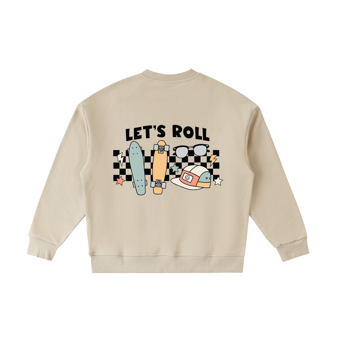 Lets Roll Skate Crew Neck