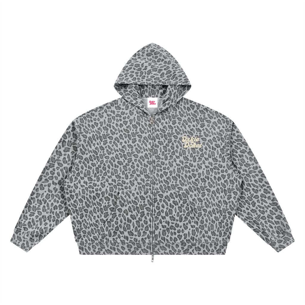 Oakie Dokes Leopard Logo Hoodie