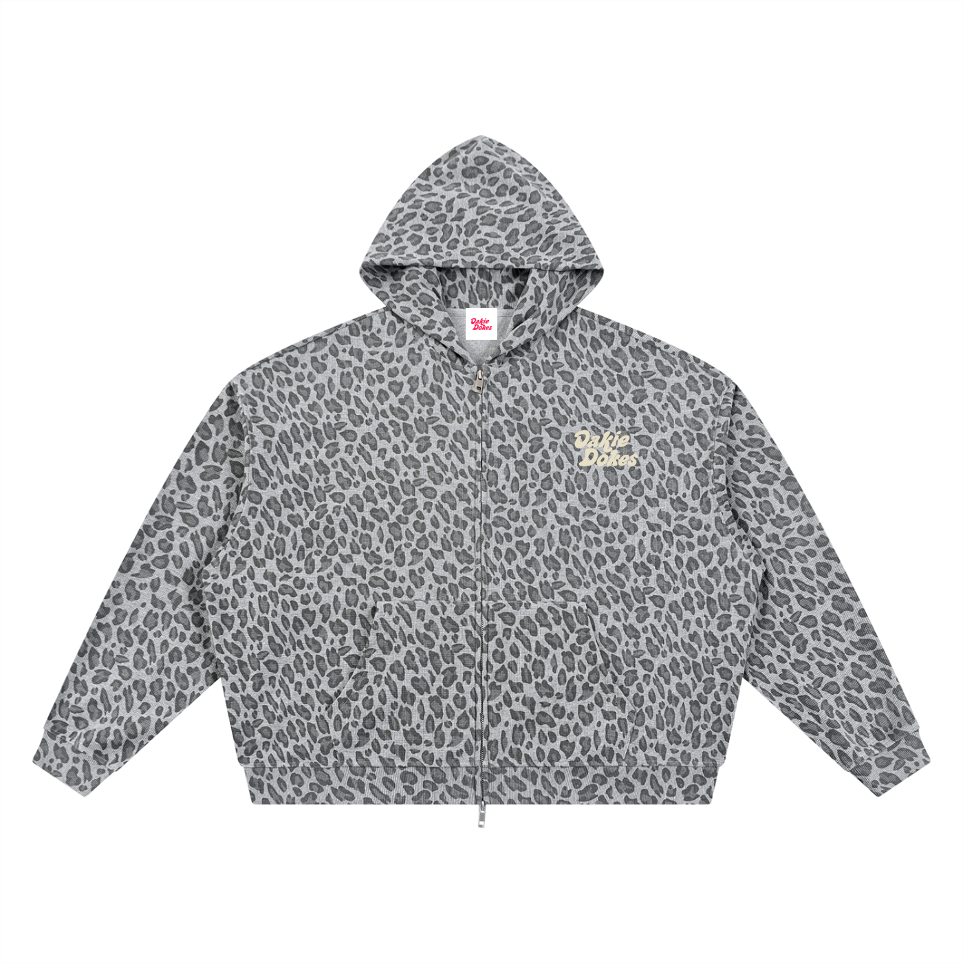 Oakie Dokes Leopard Logo Hoodie
